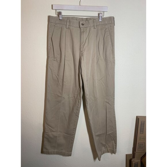 Dockers Other - Dockers Individual Fit Khakis Chinos Pleated Pants Golf Casual Men's Size 33x30